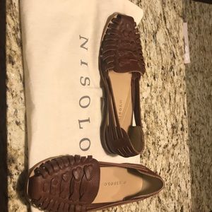 Nisolo Ecuador Huarache Sandal in Burnt Sienna
